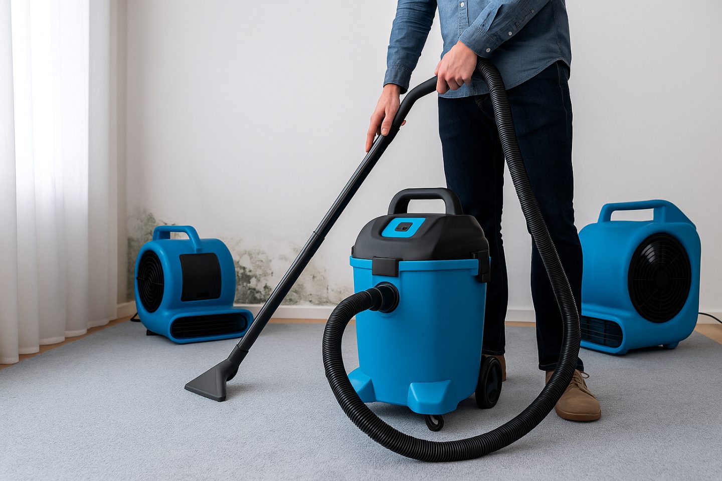 Carpet drying package