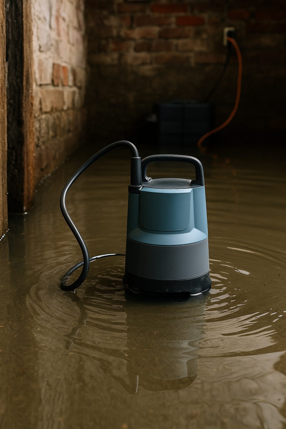 Water pump for cellar water removal Water pump for cellar water removal